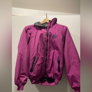 Purple Patagonia jacket women's.